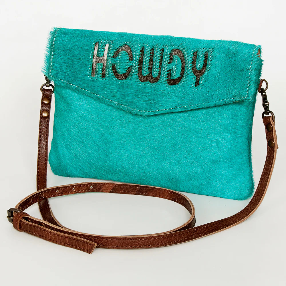 Turquoise Envelope Bag