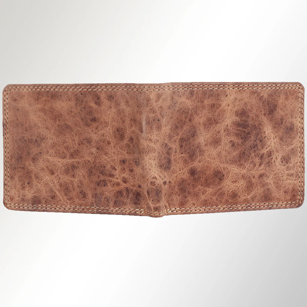 Leather bifold wallet