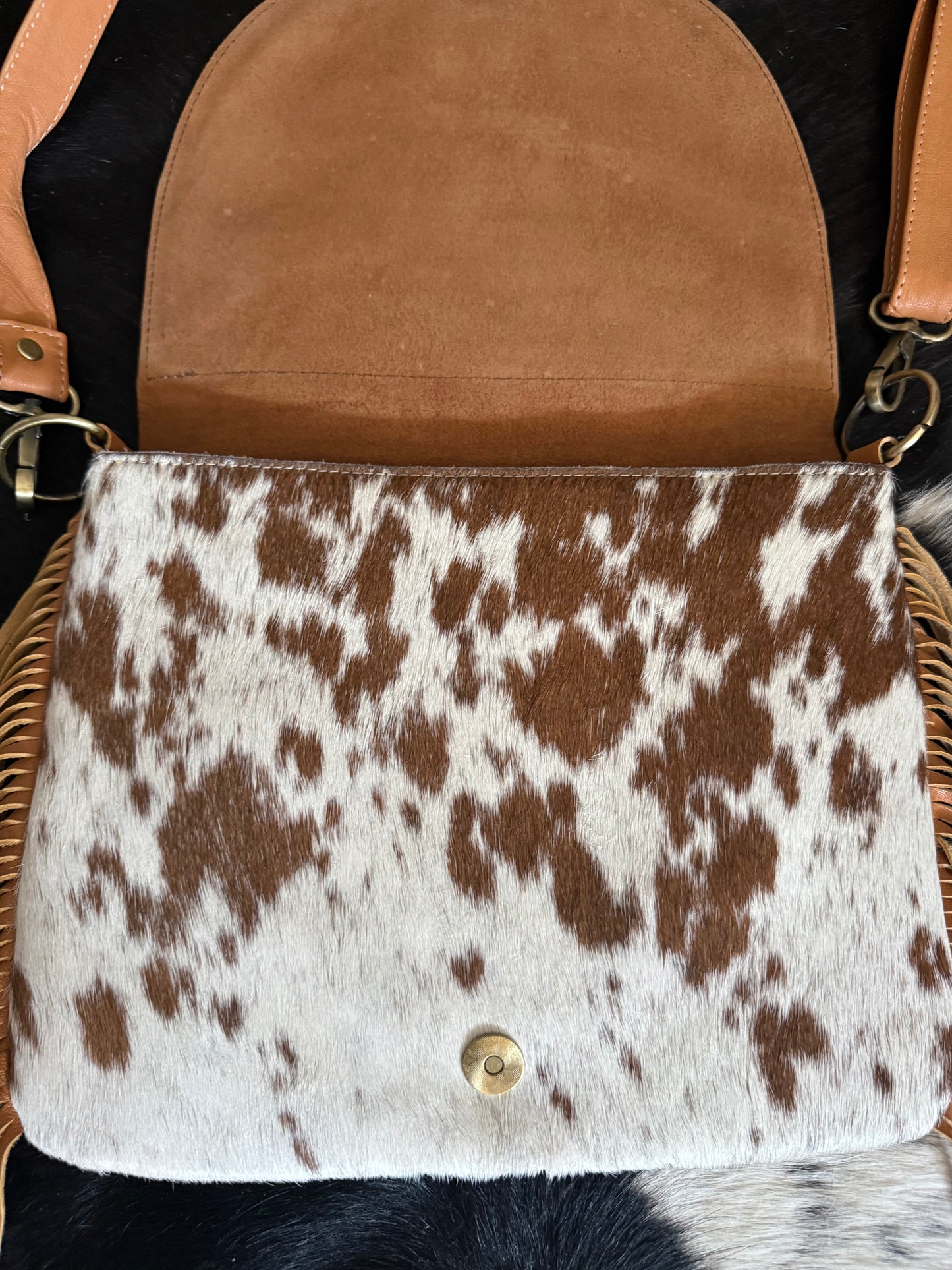 Lovely Longhorn Pink Crossbody