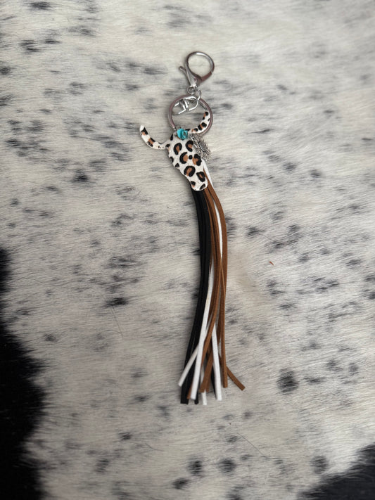 Steer head keychain