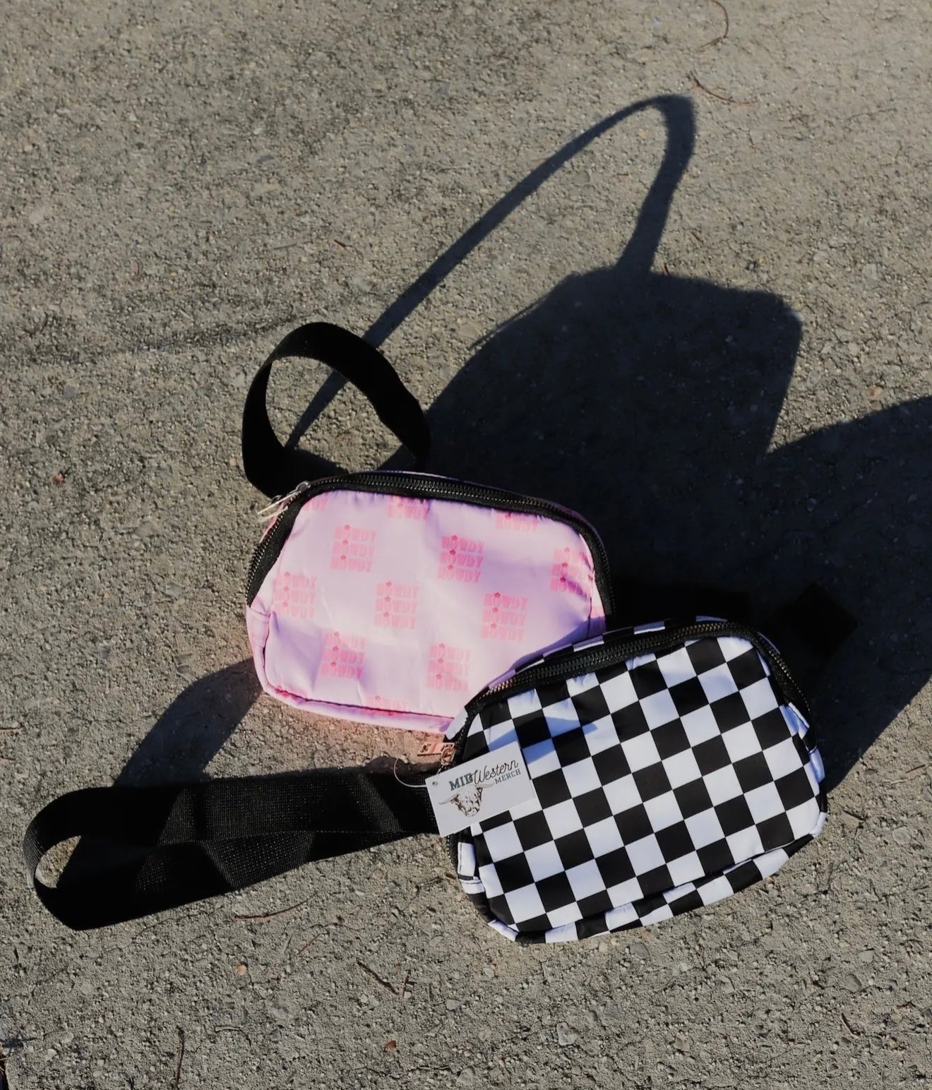 Crossbody buckle bag