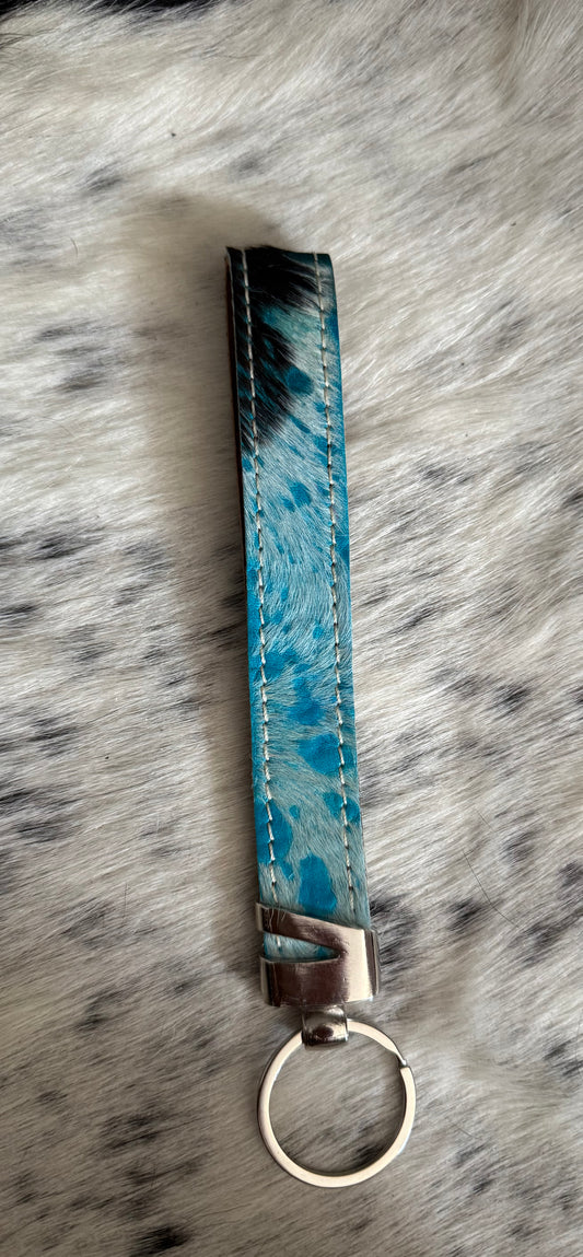 Western wristlet keychain
