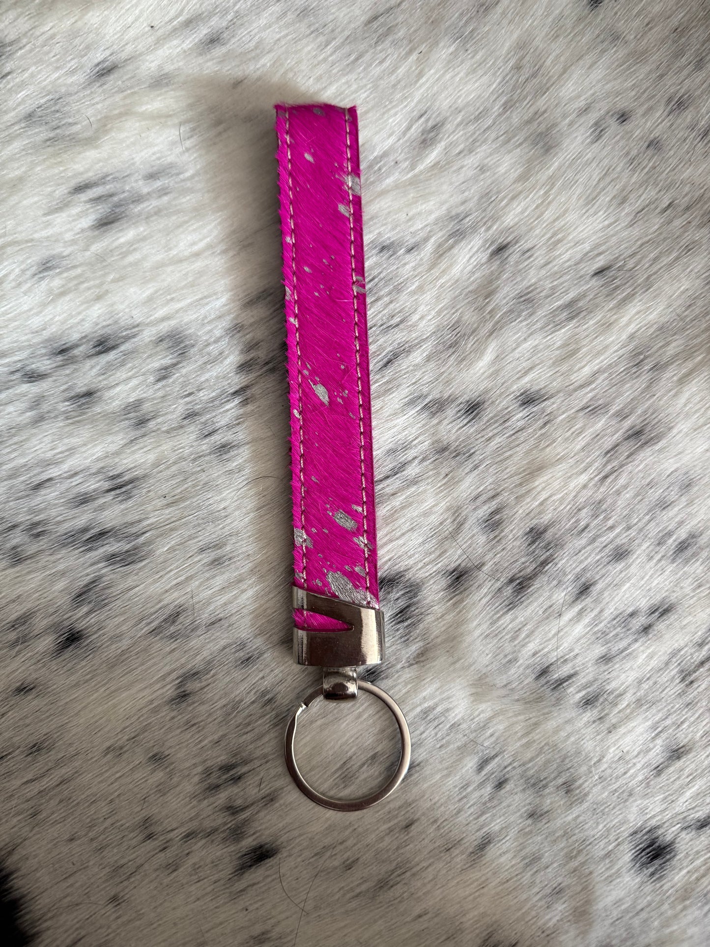 Western wristlet keychain