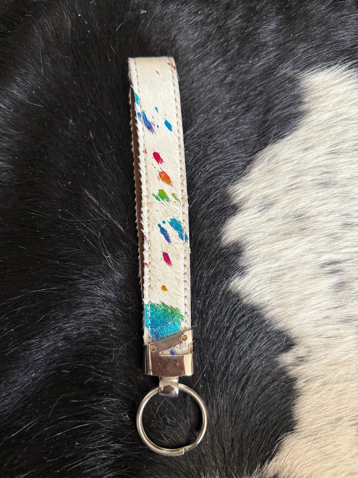 Western wristlet keychain