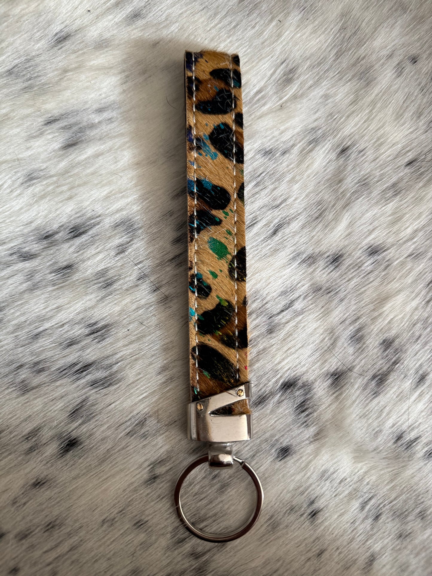 Western wristlet keychain