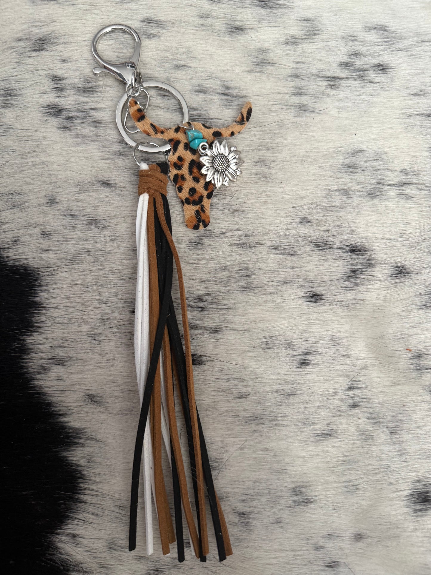 Steer head keychain