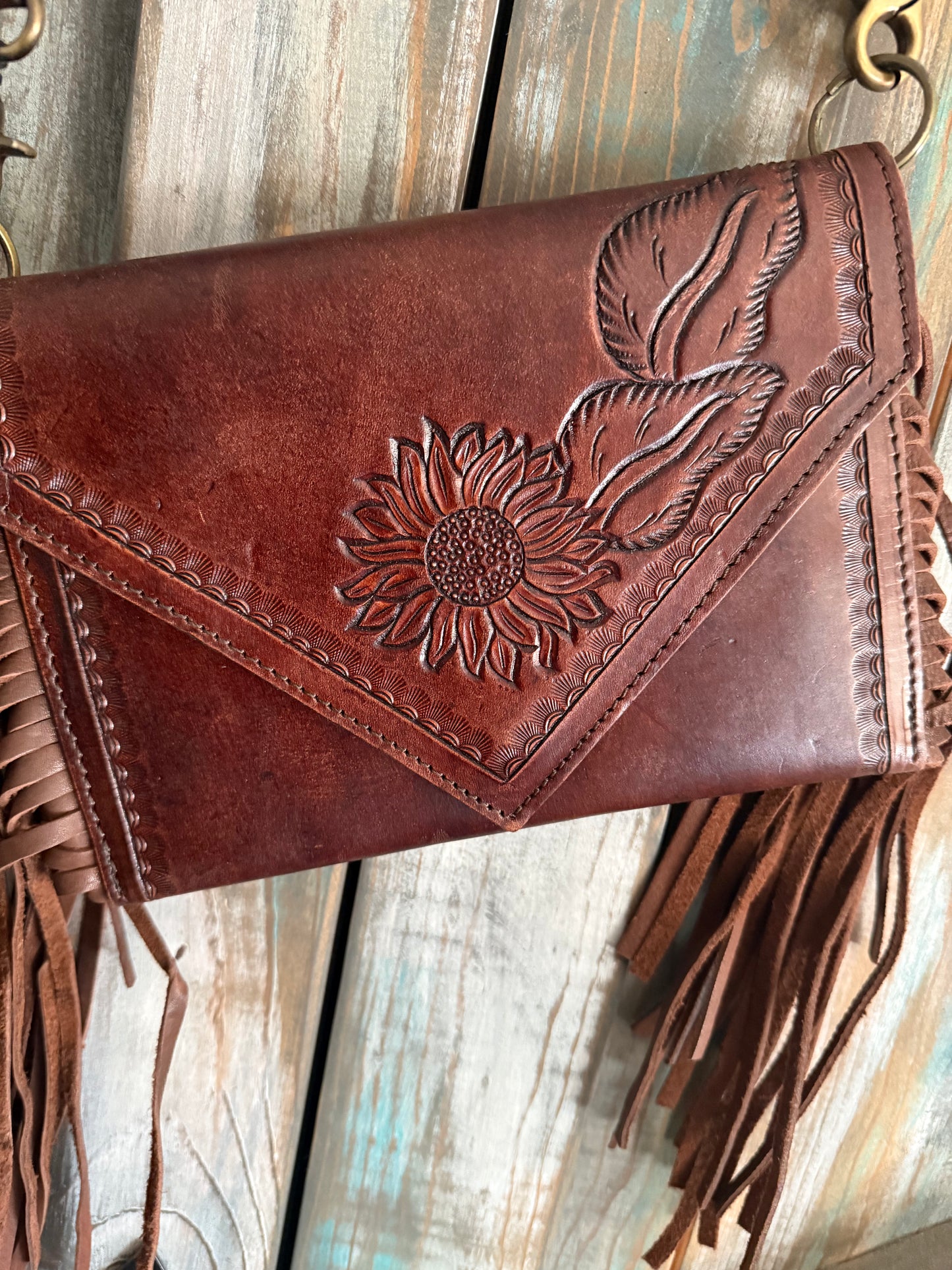Sunflower Envelope Bag