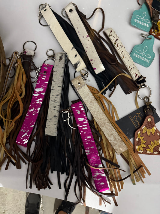 Sassy fringe keychain
