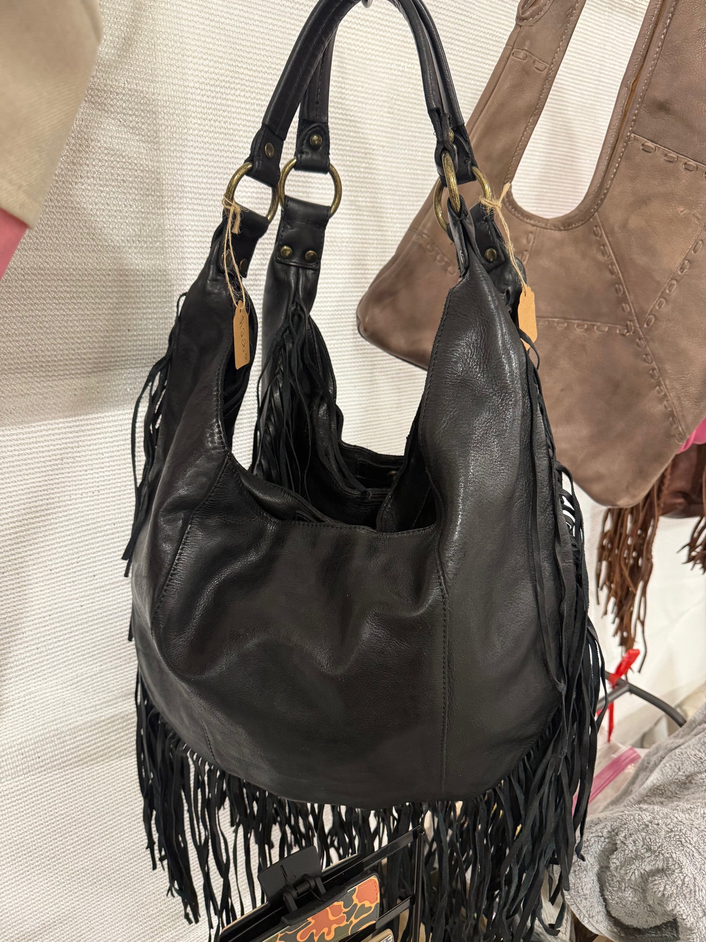 Midnight Hobo fringe bag
