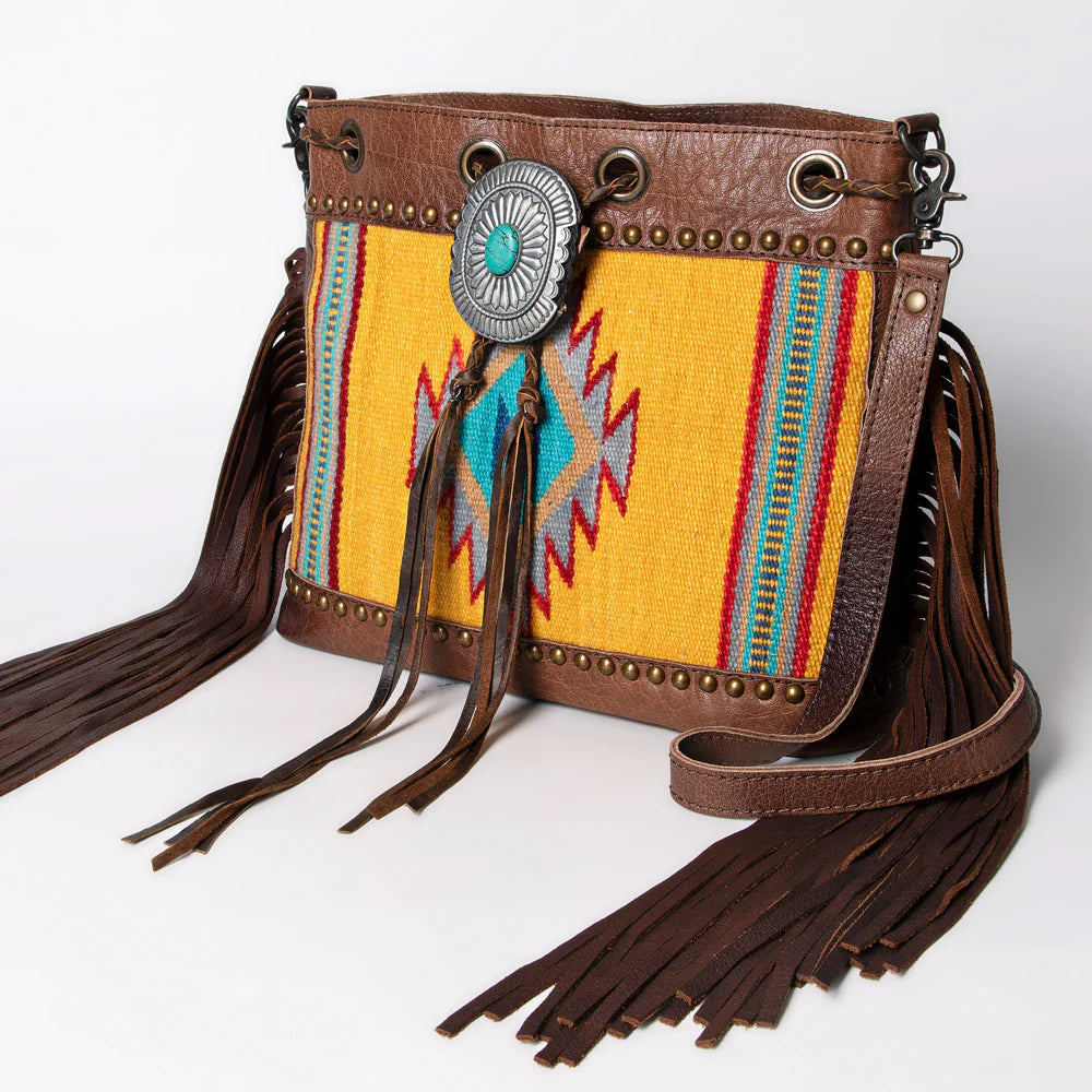 True Yellow Western Bucket Bag