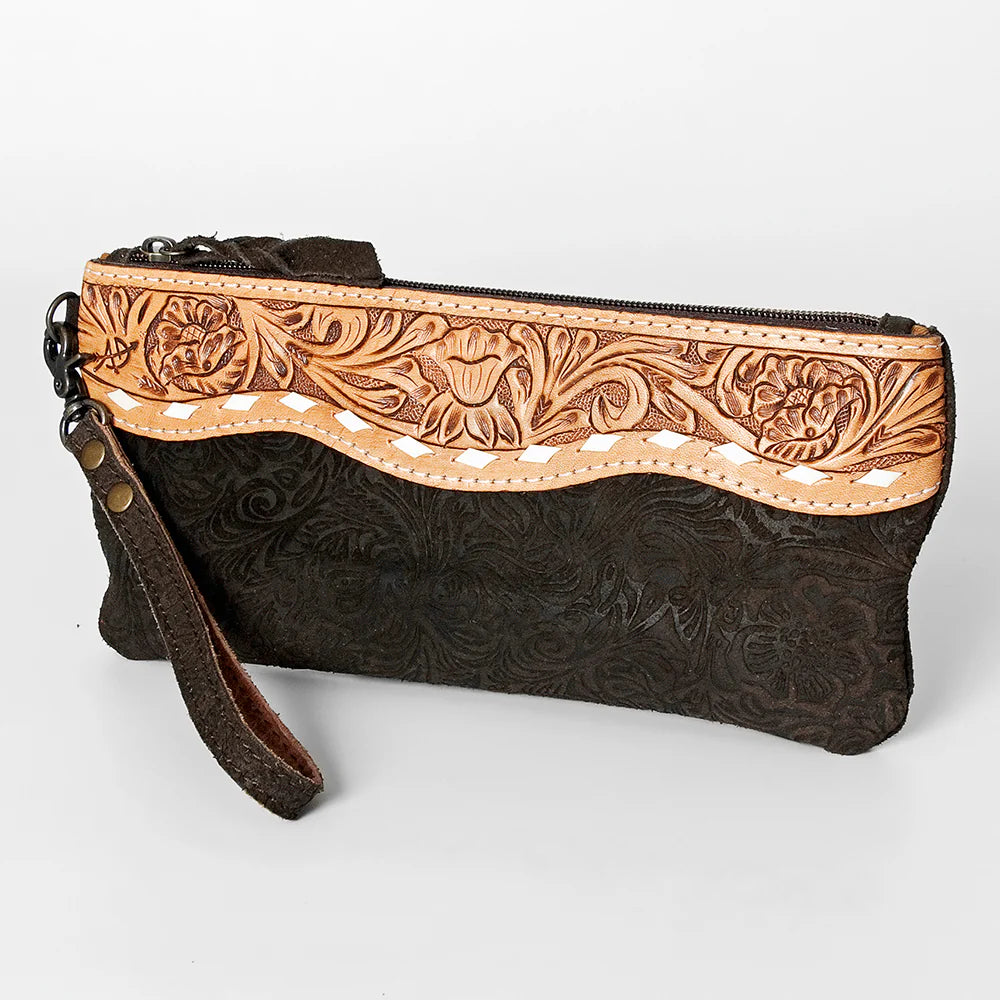 Wristlet Western Fringe Clutch