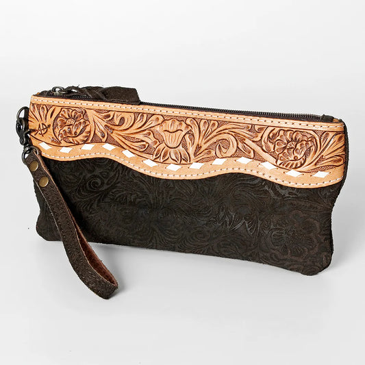 Wristlet Western Fringe Clutch