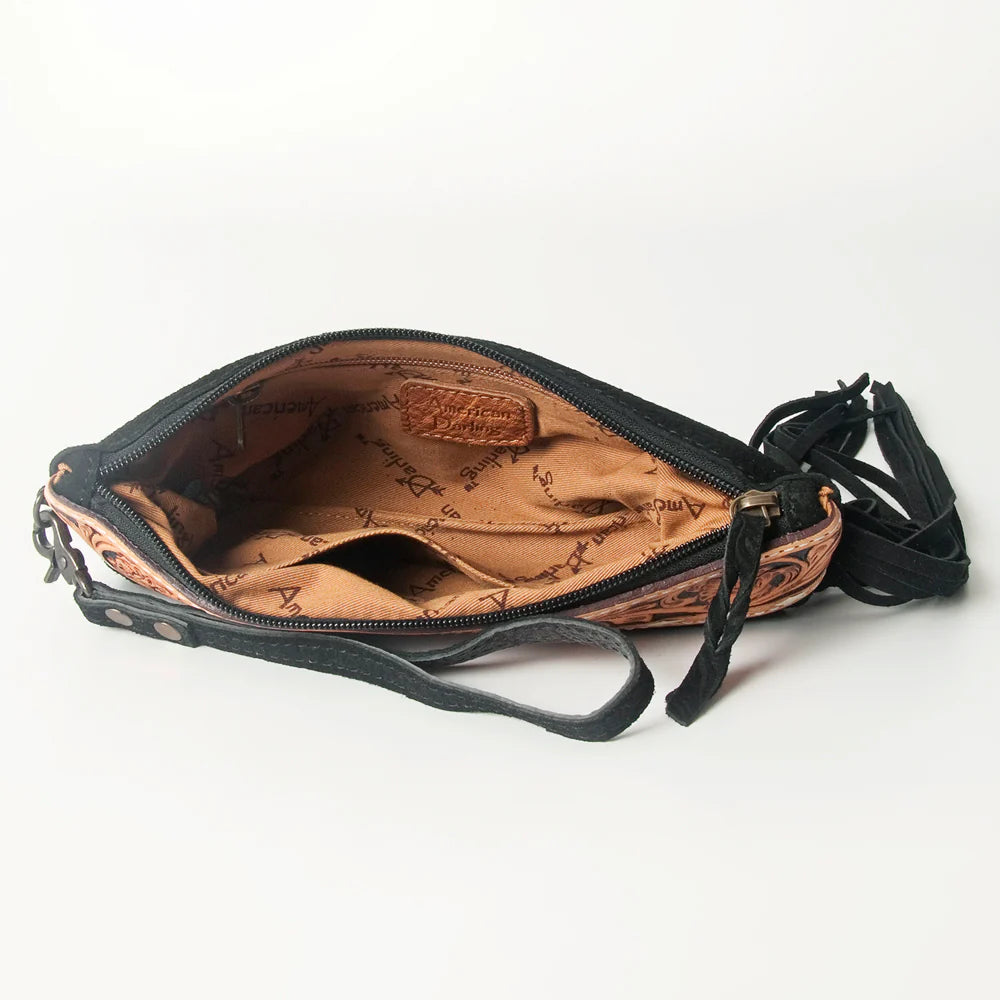 Wristlet Western Fringe Clutch