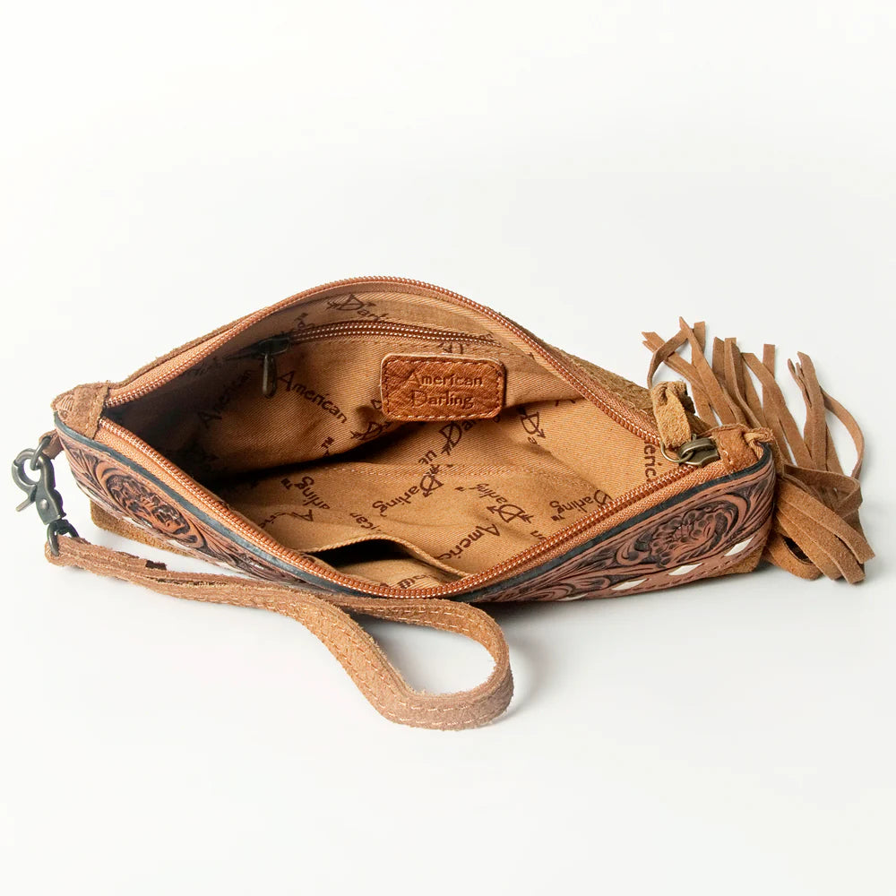 Wristlet Western Fringe Clutch